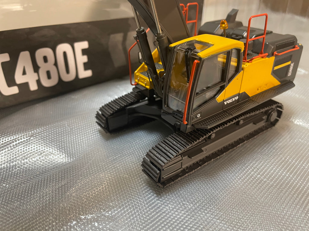 建機 1/50 ボルボ EC480E Pile Driving Machinery カスタム - ミニカー