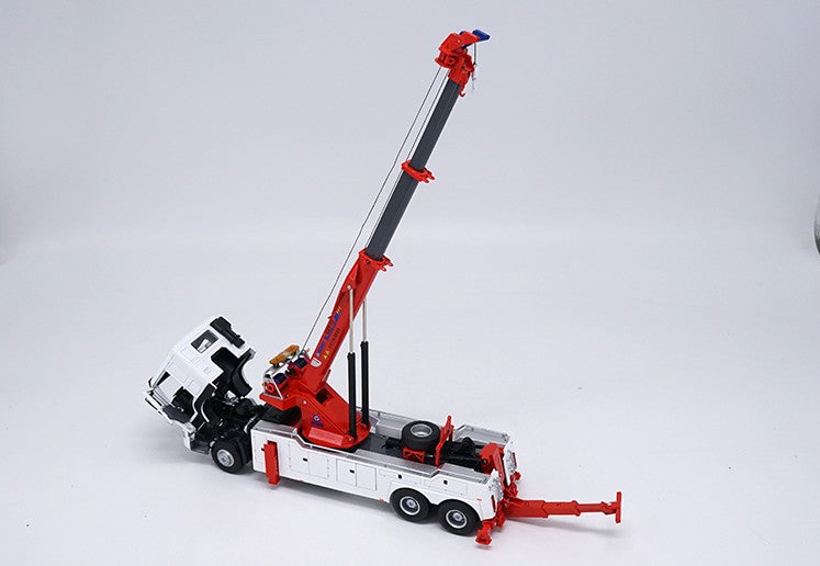 1 35 XCMG Qzf10 Road Service Rescue Wrecker Truck Crane Diecast