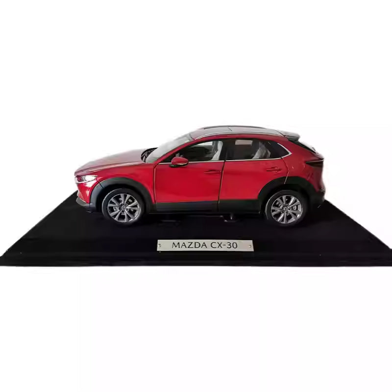 1:18 Authentic MAZDA CX-30 Crystal Red Die-Cast SUV Model - Ultra-Realistic Collectible, Opening Doors & Functional Features (Factory Brand, Gift-Ready)