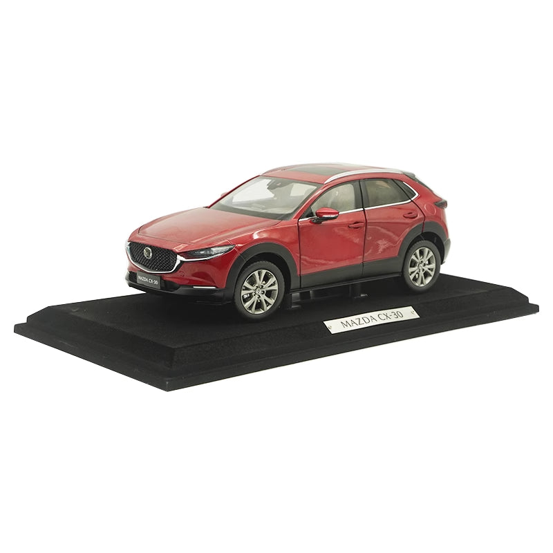 1:18 Authentic MAZDA CX-30 Crystal Red Die-Cast SUV Model - Ultra-Realistic Collectible, Opening Doors & Functional Features (Factory Brand, Gift-Ready)