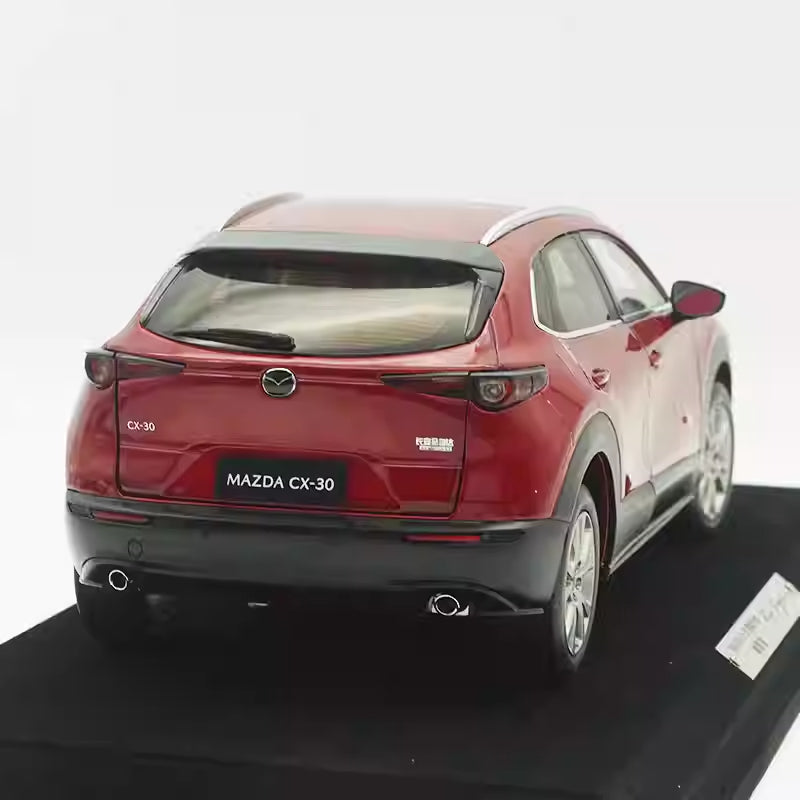 1:18 Authentic MAZDA CX-30 Crystal Red Die-Cast SUV Model - Ultra-Realistic Collectible, Opening Doors & Functional Features (Factory Brand, Gift-Ready)