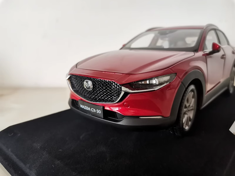 1:18 Authentic MAZDA CX-30 Crystal Red Die-Cast SUV Model - Ultra-Realistic Collectible, Opening Doors & Functional Features (Factory Brand, Gift-Ready)