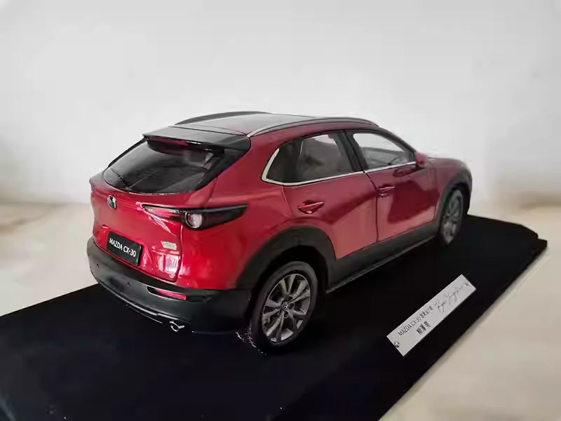 1:18 Authentic MAZDA CX-30 Crystal Red Die-Cast SUV Model - Ultra-Realistic Collectible, Opening Doors & Functional Features (Factory Brand, Gift-Ready)