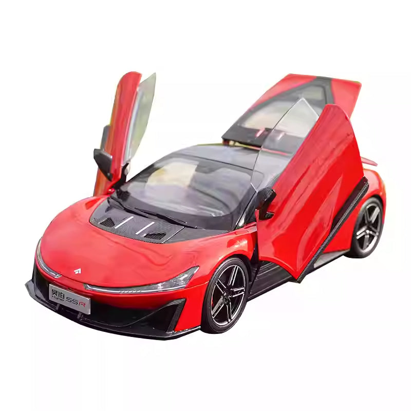 1:18 GAC Aion Hyper SSR Alloy Electric Diecast Sports Car Model-premium Diecast Collectible with Functional Doors