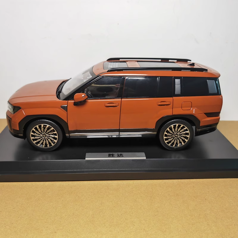 Original Factory 1:18 Hyundai Santa FE 5th Gen  Alloy SUV Car Model for gifts, collection