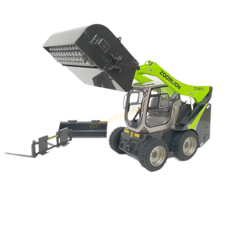 1:20 Zoomlion ZS080V Diecast loader model, zinc alloy Skid steer Loader replica