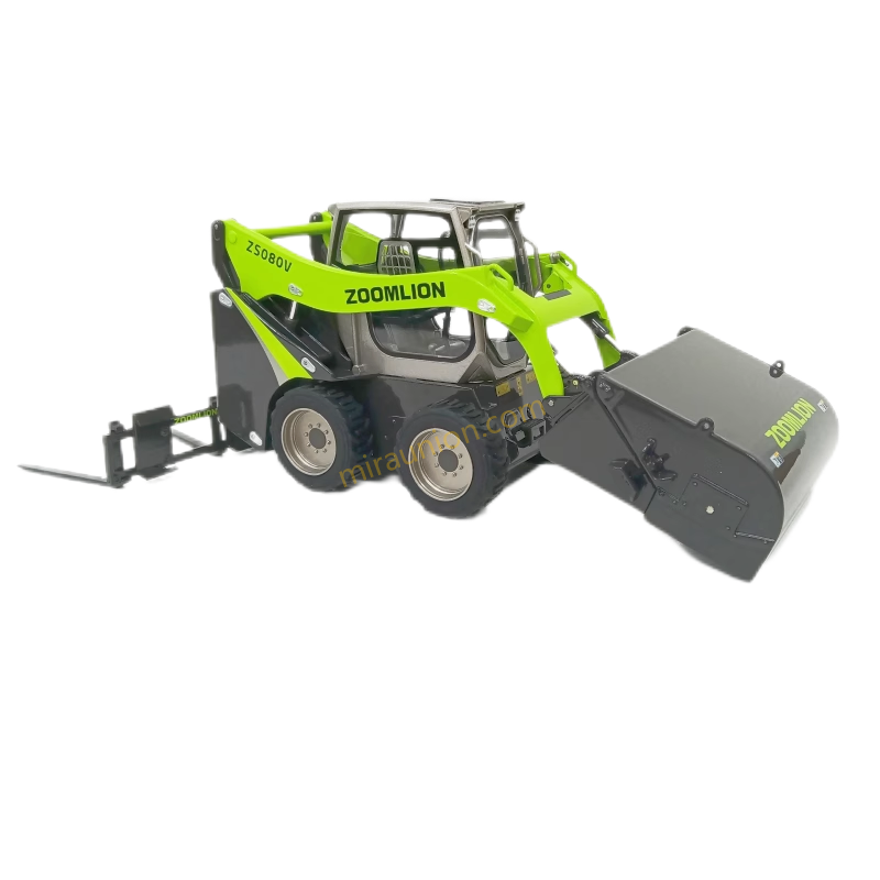 1:20 Zoomlion ZS080V Diecast loader model, zinc alloy Skid steer Loader replica