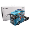 High quality collectiable 1:24 FAW Jiefang J7 Diecast trailor model, alloy semi-truck replicas