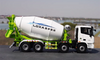 Authentic 1:24 Scale Foton Auman EST LOXA L10 8*4 Diecast Concrete Mixer Truck for Christmas gift,collection