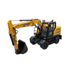 Original factory 1:25 Scale SANY SY155W Diecast Wheel Excavator Model for Collection, Gift