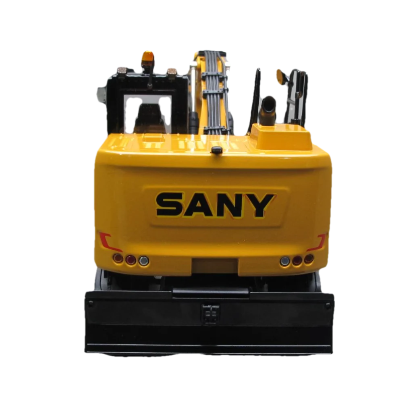 Original factory 1:25 Scale SANY SY155W Diecast Wheel Excavator Model for Collection, Gift