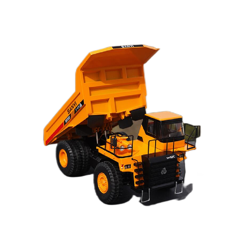 Original factory 1:35 Sany SRT55C diecast mining dump truck Scale model alloy engineering machinery truck model for gift, toys