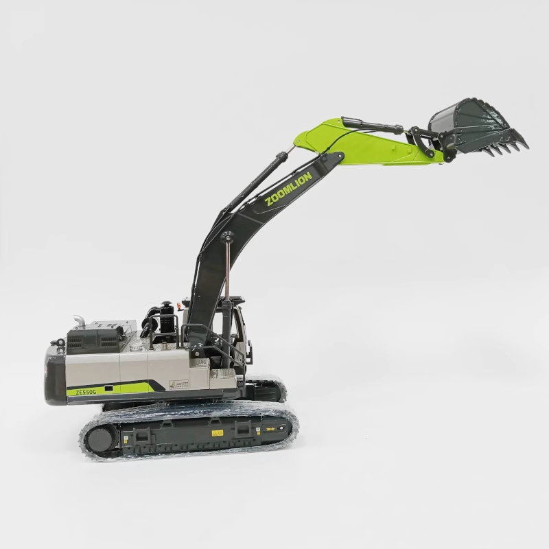 1:35 Scale ZOOMLION ZE550G Hydraulic Excavator Diecast Model for gift, collection