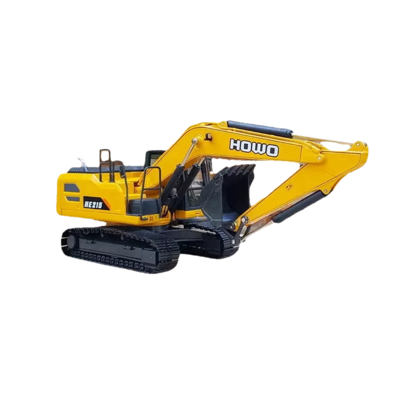 High quality Authentic 1:35 Howo HE215 Diecast excavator model for gifts