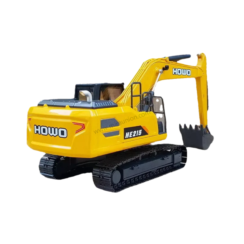 High quality Authentic 1:35 Howo HE215 Diecast excavator model for gifts