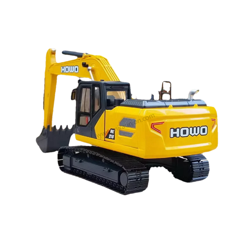 High quality Authentic 1:35 Howo HE215 Diecast excavator model for gifts