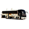 Origianl authentic new collectiable 1:36 Foton AUV BJ6122 Luxury diecast travel bus models with lighting function