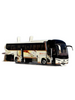 Origianl authentic new collectiable 1:36 Foton AUV BJ6122 Luxury diecast travel bus models with lighting function