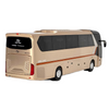 Original new 1:38 Xiamen golden dragon Longwei second generation XMQ6129 diecast travel bus model