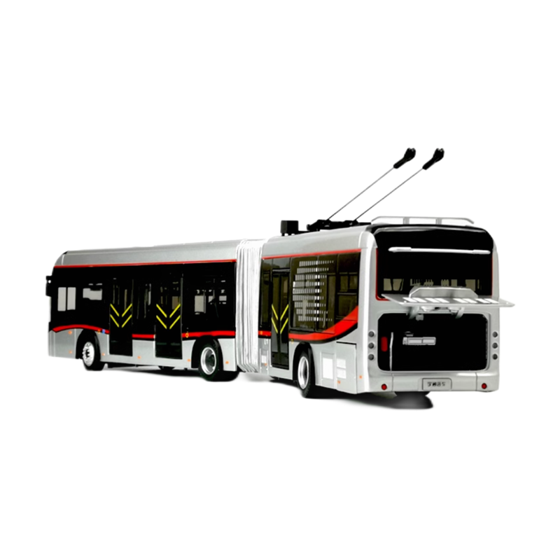 Original Collectible Alloy Model Gift 1:42 Yutong Dual-source Trackless Trolleybus Transit Volume BRT Bus DieCast Toy Model for christmas gift,Collection,Decoration