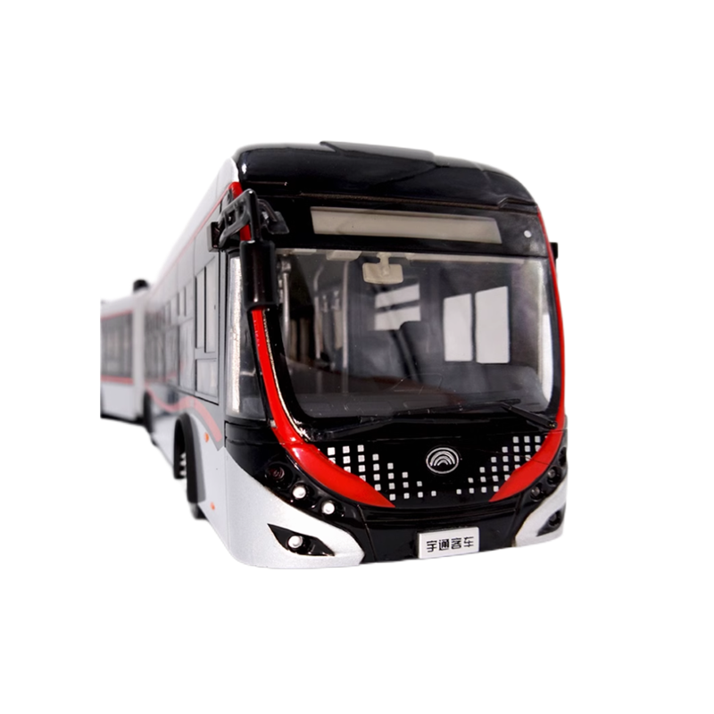 Original Collectible Alloy Model Gift 1:42 Yutong Dual-source Trackless Trolleybus Transit Volume BRT Bus DieCast Toy Model for christmas gift,Collection,Decoration