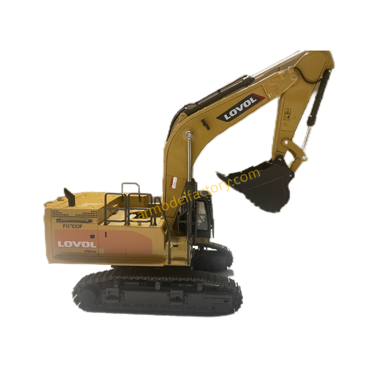 High quality collectiable 1:43 LOVOL FR700F Large diecast excavator model Truck for gift