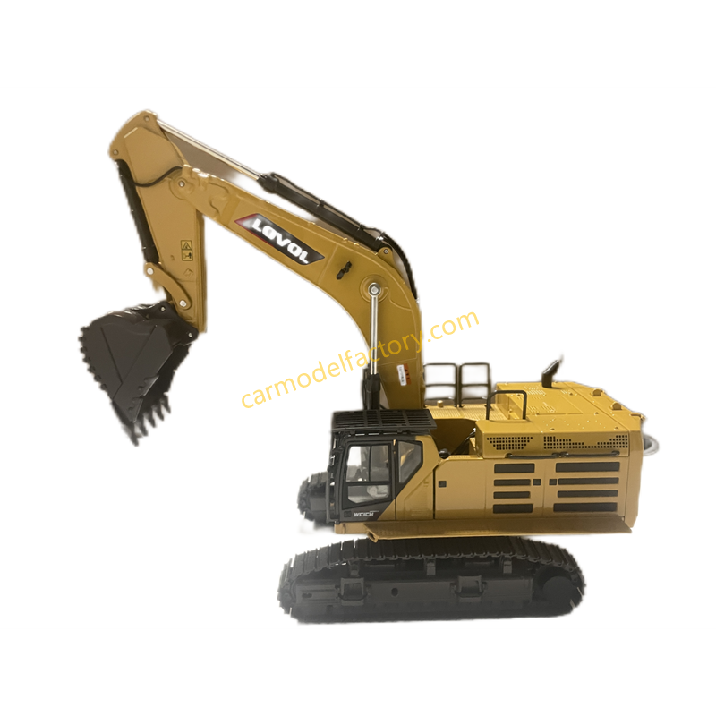 High quality collectiable 1:43 LOVOL FR700F Large diecast excavator model Truck for gift