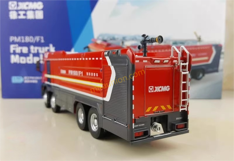 1:50 Benz XCMG PM180/F1 fire truck model , High spray city fire truck replica for gift