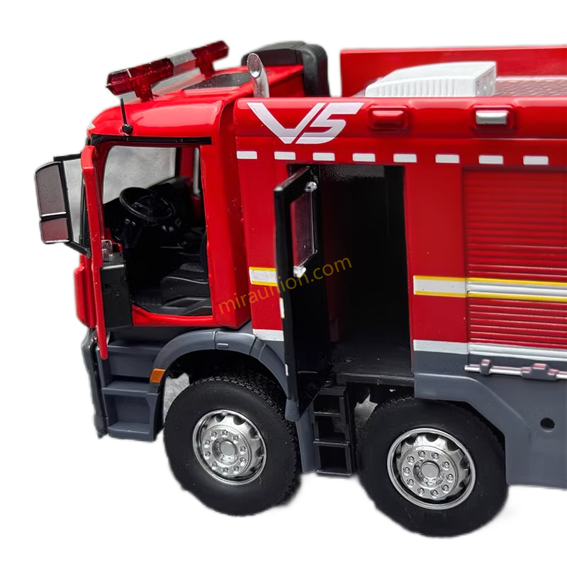 1:50 Benz XCMG PM180/F1 fire truck model , High spray city fire truck replica for gift