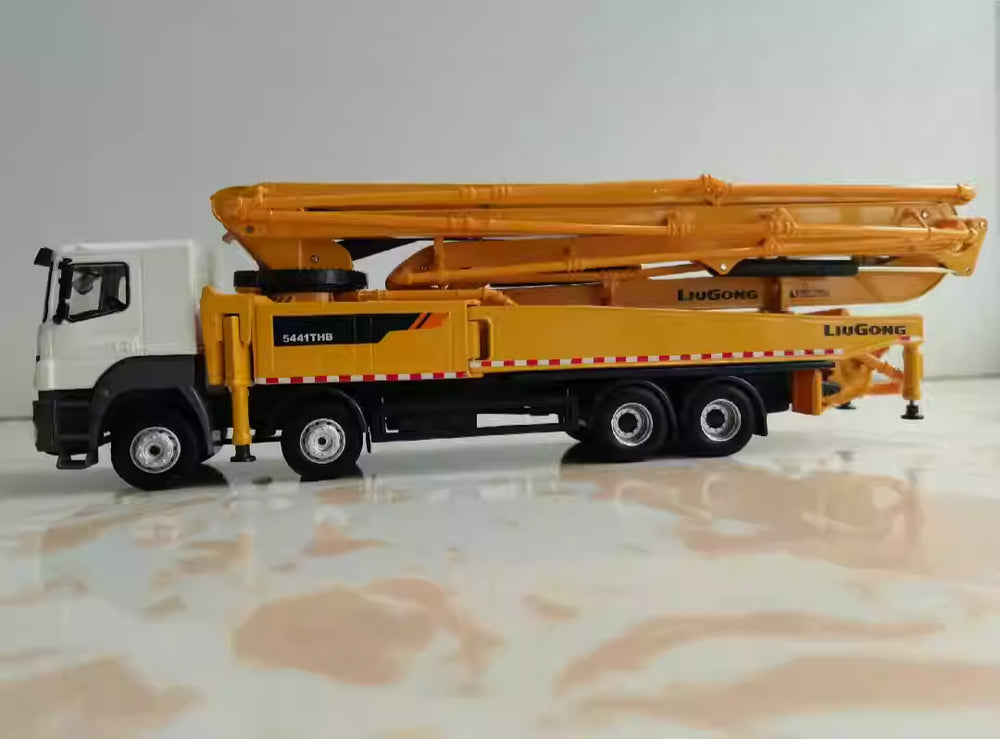 High-Fidelity Alloy Diecast Collectible-1:50 LiuGong 5441THB Concrete Pump Truck Model