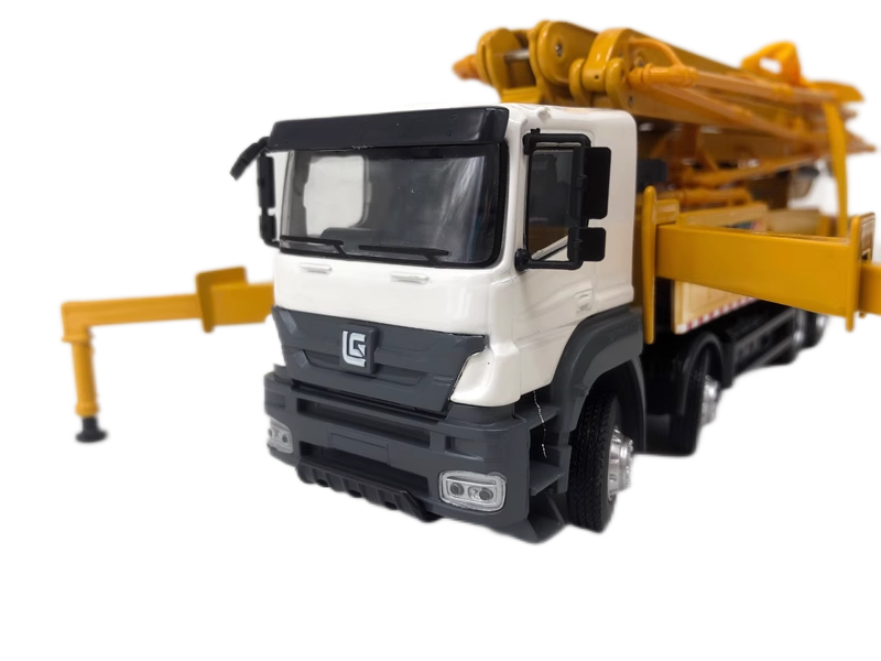 High-Fidelity Alloy Diecast Collectible-1:50 LiuGong 5441THB Concrete Pump Truck Model