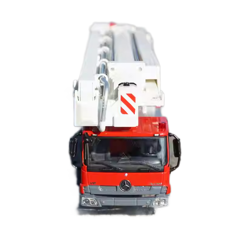 1:50 Mercedes-Benz XCMG DG100 Aerial Platform Fire Truck Model – Precision Diecast Collectible