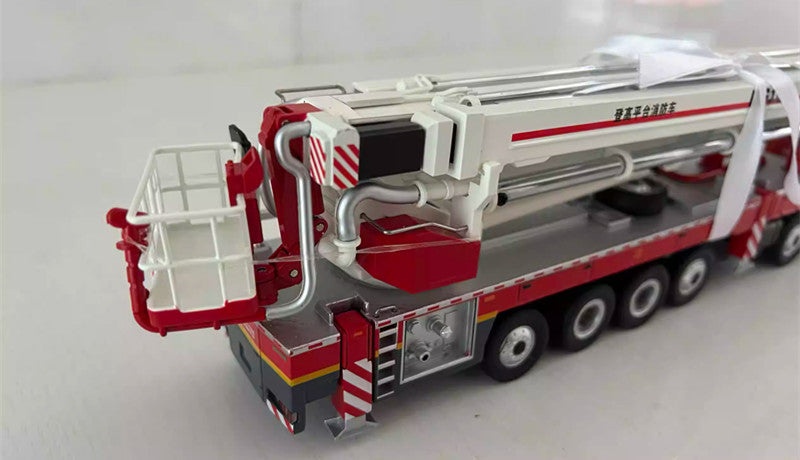 1:50 Mercedes-Benz XCMG DG100 Aerial Platform Fire Truck Model – Precision Diecast Collectible