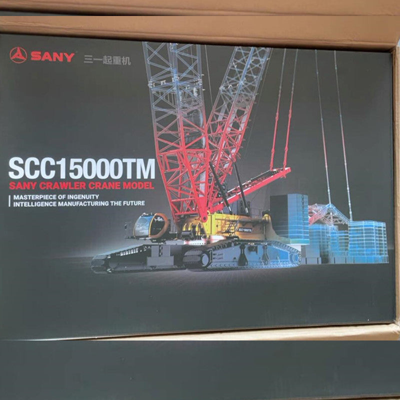 Authentic brand new 1:50 SANY SCC15000TM SCC8000A Diecast crawler crane models, large metal derrick crane miniatures for collection, gift