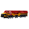 Authentic collectiable 1:50 Sany 86m Diecast Concrete cement pump truck models for gift, display