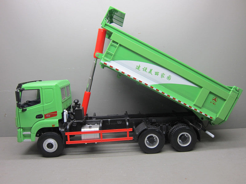 Original 1:24 SANY environmental intelligent alloy dump truck model metal muck truck heavy truck toy model