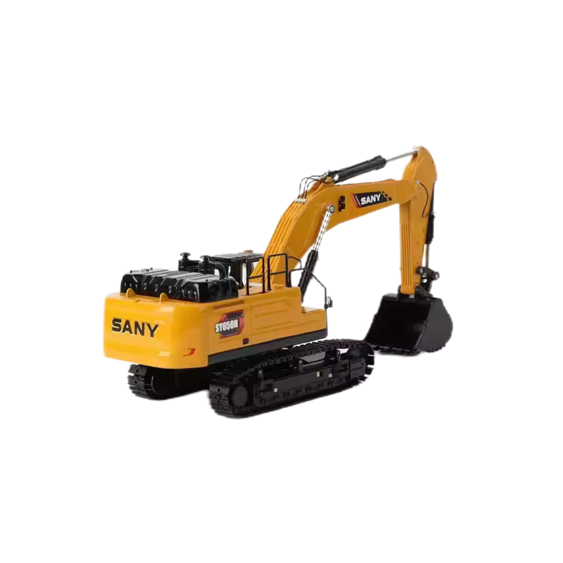 Original authentic 1:35 SANY SY650H-S SY650N Large Hydraulic Excavator model for gift, collection