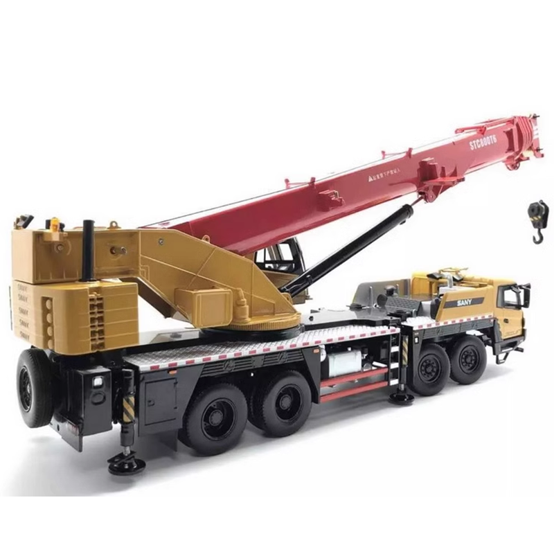 Original authentic 1:36 Large Diecast Sany STC800T 80ton Truck Crane model, Large sany 80ton truck crane model for gift