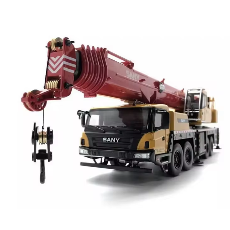 Original authentic 1:36 Large Diecast Sany STC800T 80ton Truck Crane model, Large sany 80ton truck crane model for gift