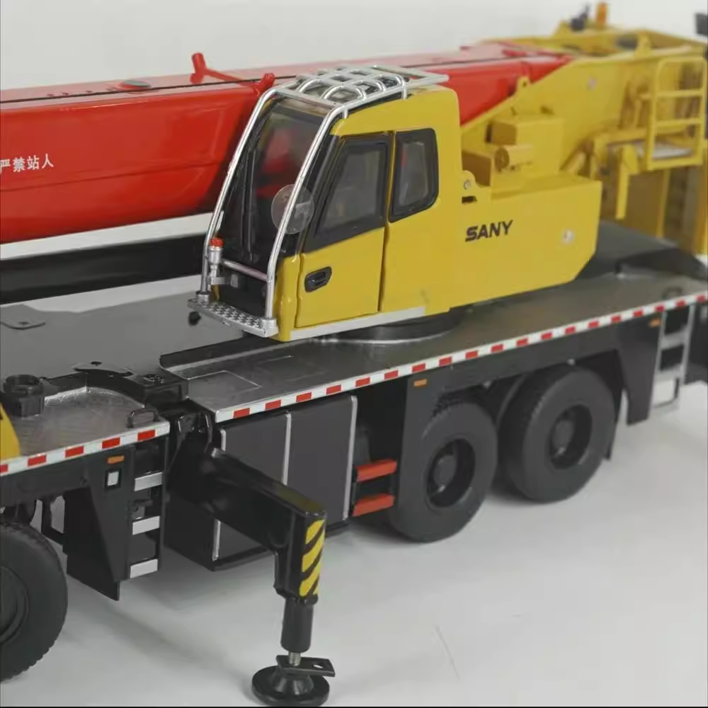 Original authentic 1:36 Large Diecast Sany STC800T 80ton Truck Crane model, Large sany 80ton truck crane model for gift