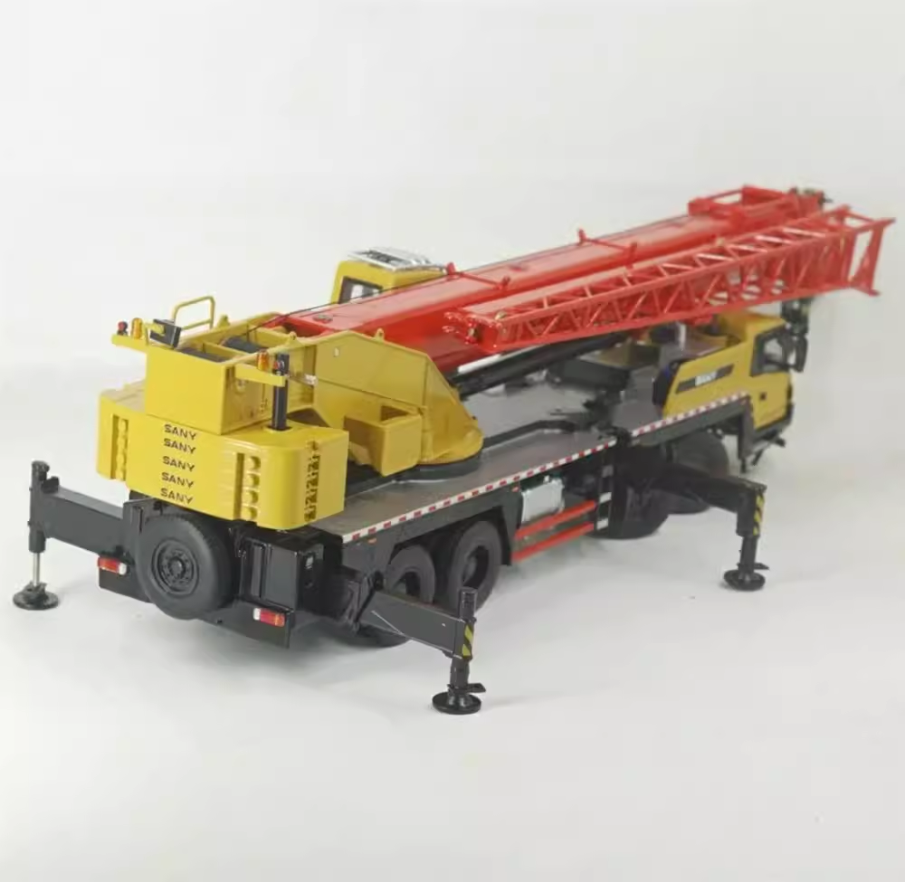 Original authentic 1:36 Large Diecast Sany STC800T 80ton Truck Crane model, Large sany 80ton truck crane model for gift