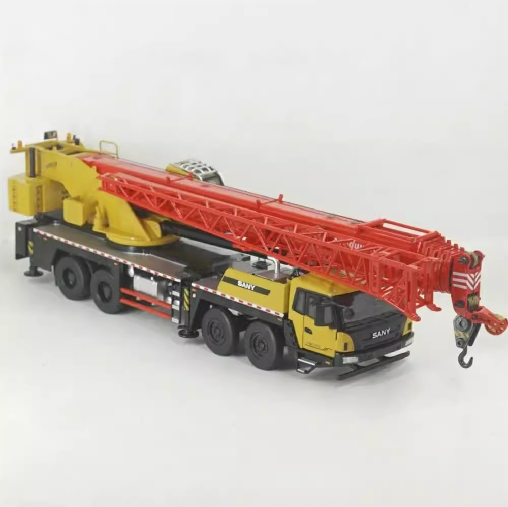 Original authentic 1:36 Large Diecast Sany STC800T 80ton Truck Crane model, Large sany 80ton truck crane model for gift