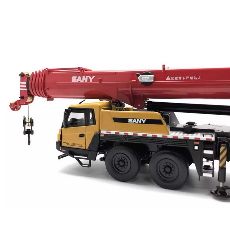 Original authentic 1:36 Large Diecast Sany STC800T 80ton Truck Crane model, Large sany 80ton truck crane model for gift