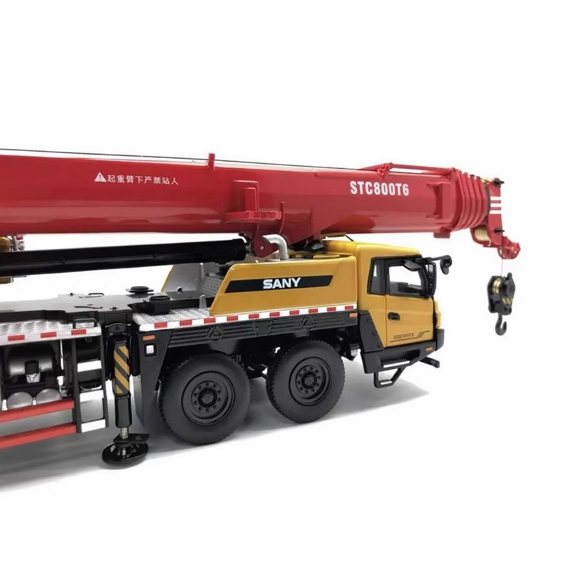 Original authentic 1:36 Large Diecast Sany STC800T 80ton Truck Crane model, Large sany 80ton truck crane model for gift