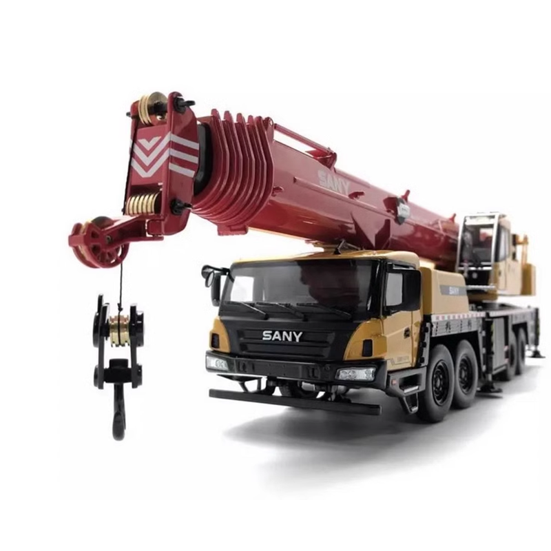 Original authentic 1:36 Large Diecast Sany STC800T 80ton Truck Crane model, Large sany 80ton truck crane model for gift