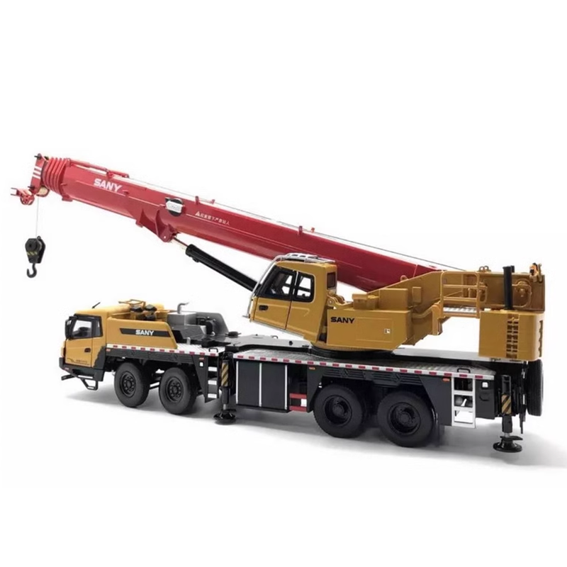 Original authentic 1:36 Large Diecast Sany STC800T 80ton Truck Crane model, Large sany 80ton truck crane model for gift