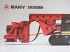 Large scale 1:35 Sany Sr360rh HUGE Rotary Drilling Rig Diecast Toy Model