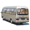 High-Detail 1:24 Toyota Coaster Diecast minibus Model -Collectible alloy microbus Replica with Opening Doors & Functional Steering