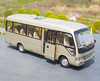 High-Detail 1:24 Toyota Coaster Diecast minibus Model -Collectible alloy microbus Replica with Opening Doors & Functional Steering