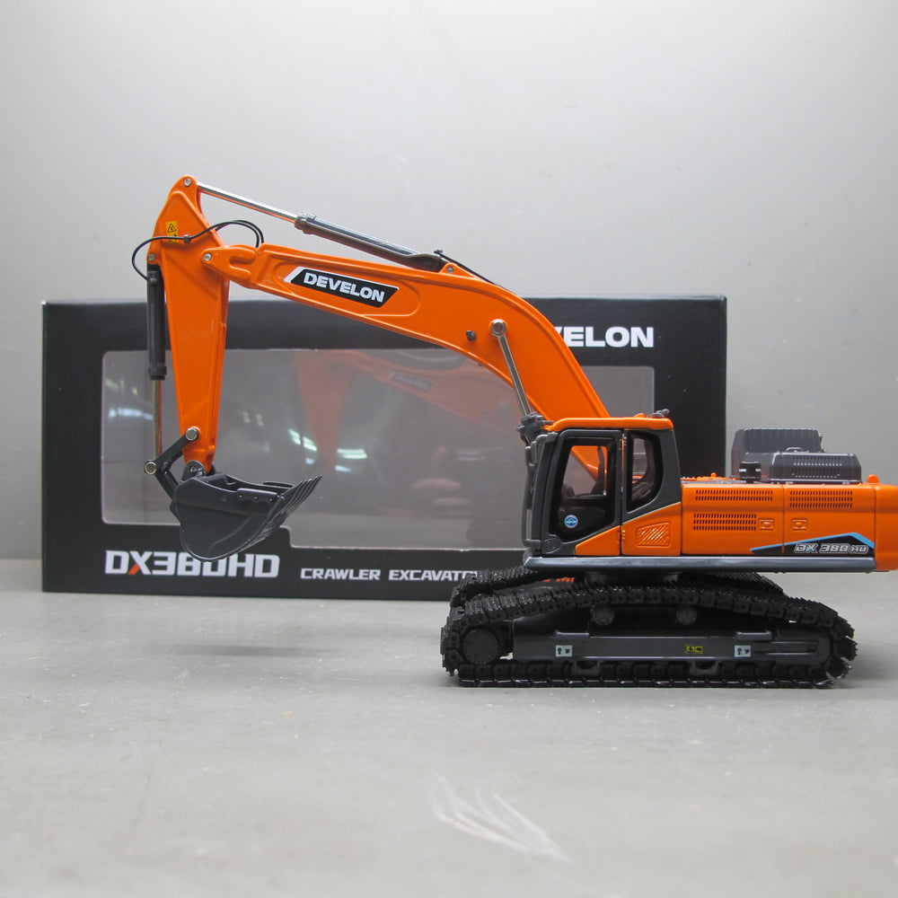 New 1:50 Develon DX380HD diecast Excavator model for gift, collection